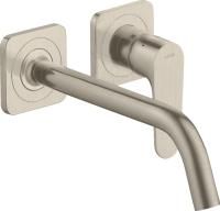 Смеситель для раковины Axor Citterio M 34116820 шлифованный никель