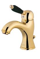 Смеситель для раковины Fiore Imperial Black 89OO5221, золото