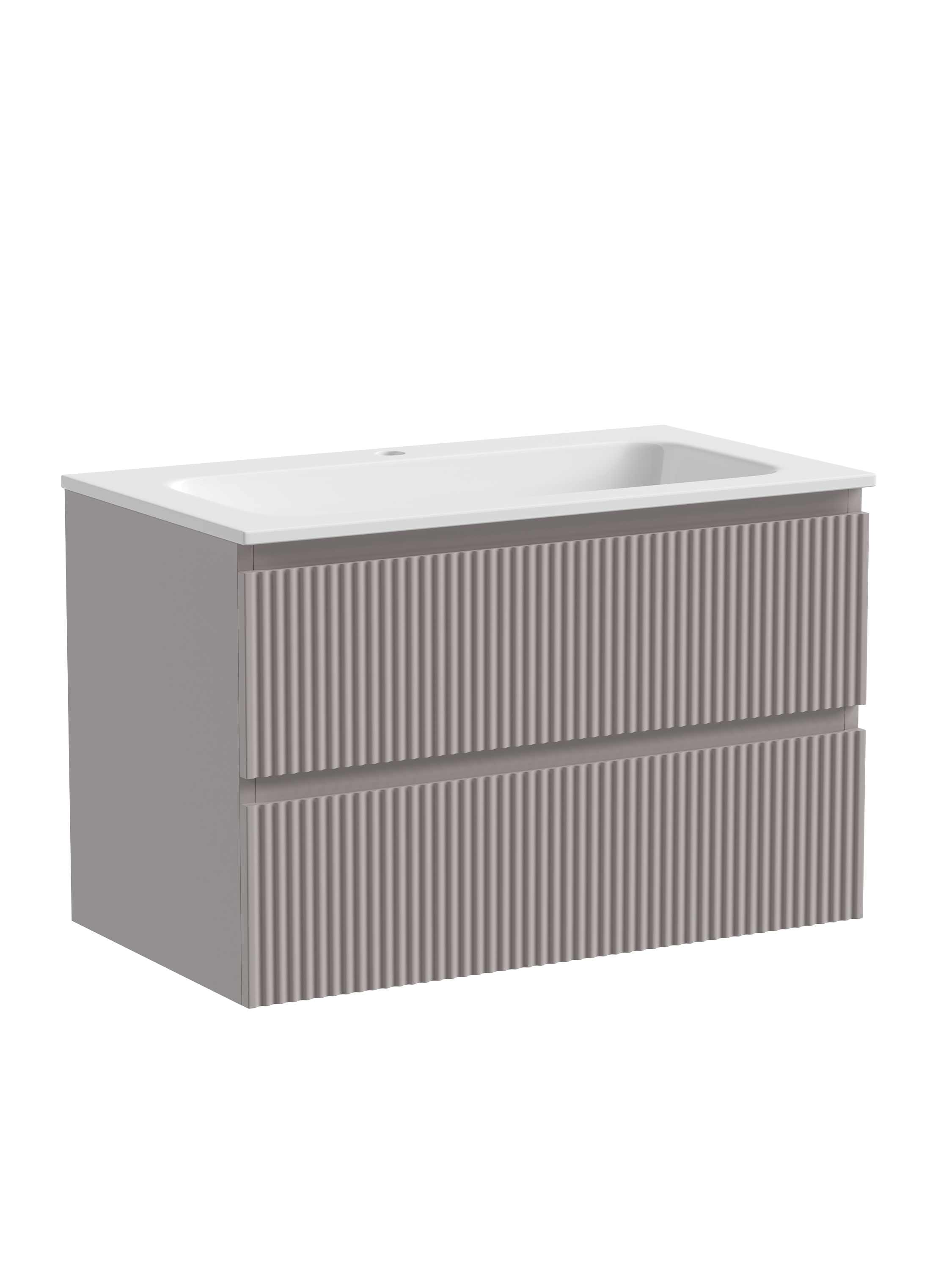 Тумба с раковиной Sancos Snob R 80 Doha Soft SNR80SM, подвесная