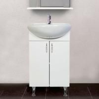 Тумба с раковиной Orange Кларис 55 белая