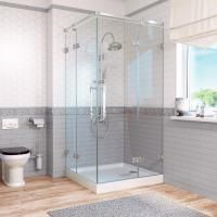 Душевой уголок Vegas Glass AFA Dynasty 110 08 crystalvision профиль глянцевый хром, стекло crystalvision