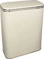 Корзина для белья Geralis KLG-S бежевая, золото, большая