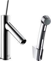 Смеситель для раковины Axor Starck 10300000 с гигиеническим душем