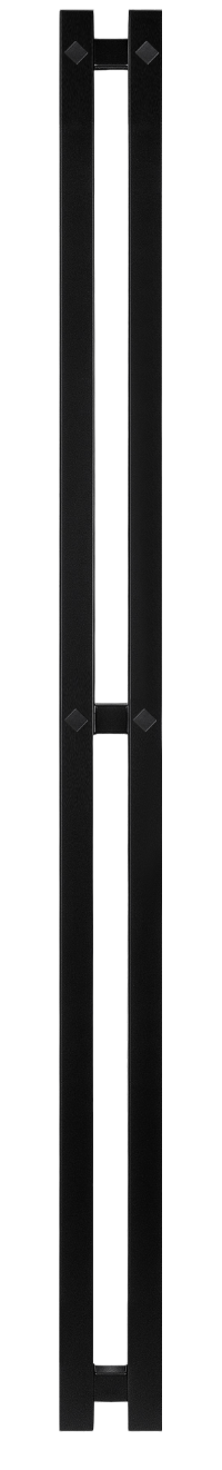 Полотенцесушитель водяной Secado Сандриго 2К 1500/70, черный матовый