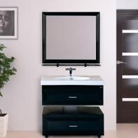 Мебель для ванной Misty Европа 90 черная эмаль