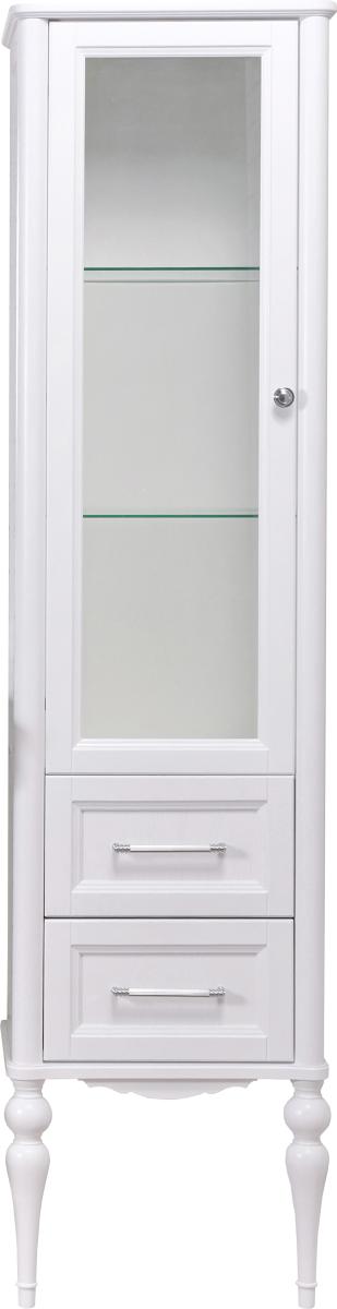 Пенал ValenHouse Эстетика 60 L белый, фурнитура хром