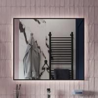 Зеркало Diwo Элиста 80 черное, с подсветкой