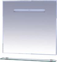 Зеркало Misty Лика 105 прозрачная полка, с подсветкой