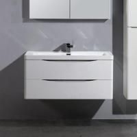 Тумба с раковиной BelBagno Ancona-N 90 bianco lucido подвесная