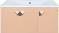 Тумба с раковиной Misty Сахара 90 песочная