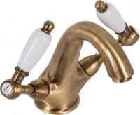 Смеситель для раковины Mariani Retro RT5112L 63, с донным клапаном