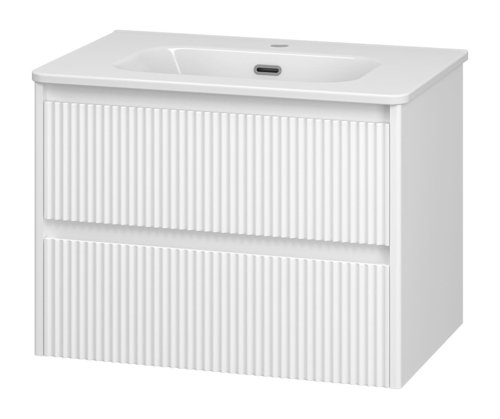 Тумба с раковиной Brevita Riva 70 подвесная