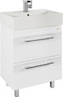 Тумба под раковину Vod-Ok Мальта 60 с ящиками, белая
