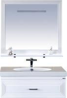 Мебель для ванной Misty Европа 90 белая эмаль