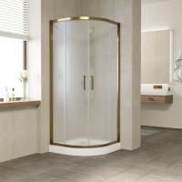 Душевой уголок Vegas Glass ZS TUR NOVO h1900 90 05 10 профиль бронза, стекло сатин