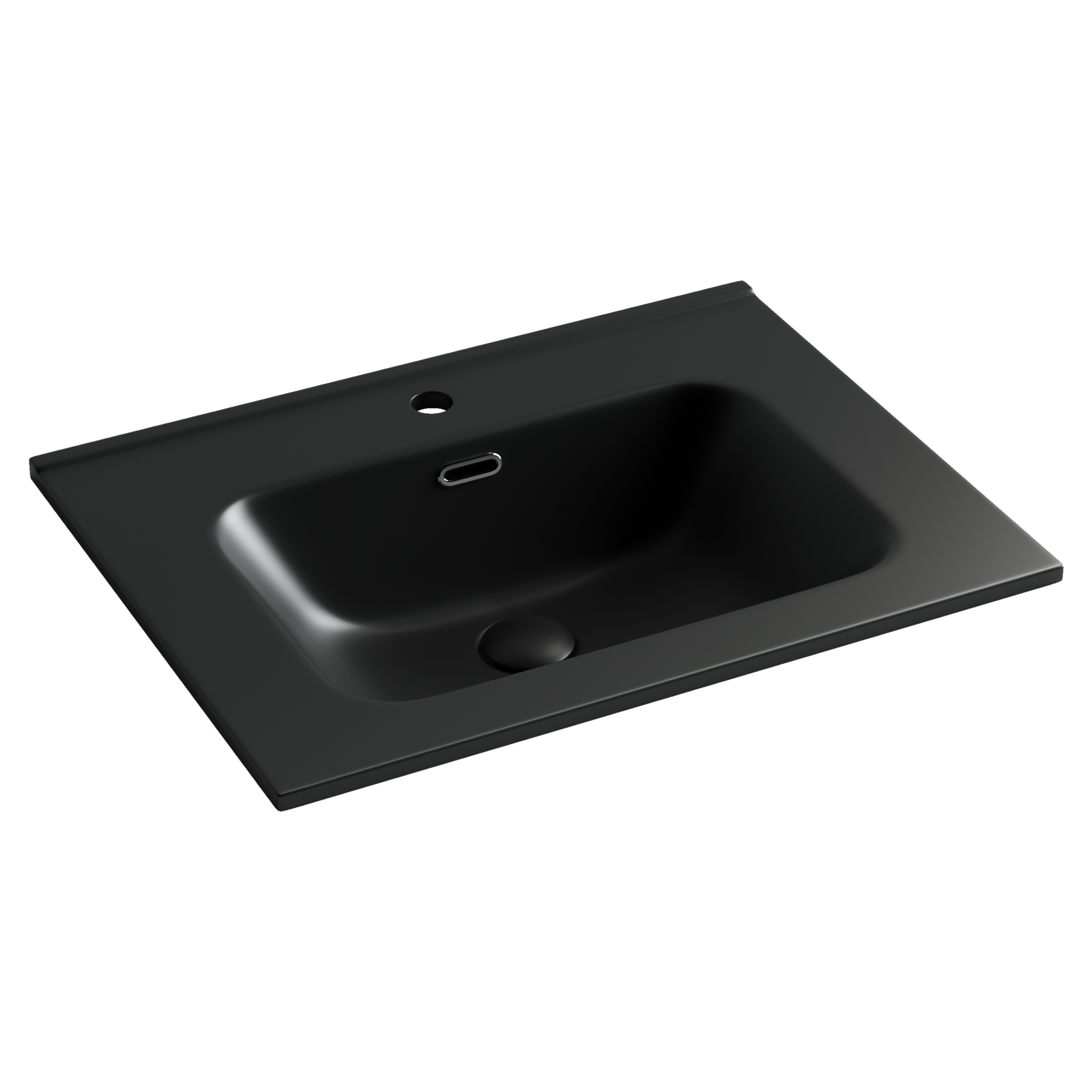 Мебельная раковина Sancos Element 61 CN7001MB черная матовая