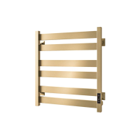 Полотенцесушитель электрический Veconi Piatto 50/60, золото матовое