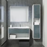 Мебель для ванной Sanvit Контур 90 шелк/сталь