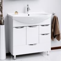 Тумба с раковиной Aqwella Лайн 85