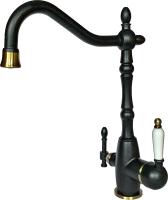 Смеситель для кухни Milacio Castellon Ceramic MC.515.ABR антрацит/бронза