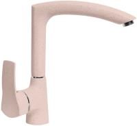 Смеситель для кухни AquaGranitEx C-7040 розовый