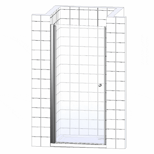 Душевая дверь в нишу Riho Scandic Soft Q101 100 см, R