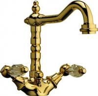 Смеситель для раковины Webert Alexandra AL700302010 золото
