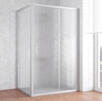Душевой уголок Vegas Glass ZP+ZPV 130*70 07 02 профиль матовый хром, стекло шиншилла