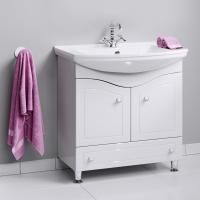 Тумба с раковиной Aqwella Franchesca 85, напольная