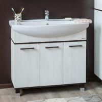 Тумба с раковиной Sanflor Толедо 105, венге, северное дерево светлое