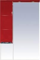 Зеркало-шкаф Misty Петра 65 L красная эмаль