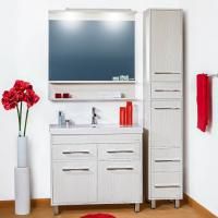 Мебель для ванной Бриклаер Чили 90 светлая лиственница