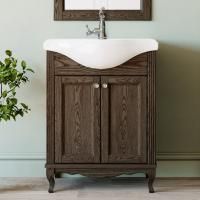 Тумба с раковиной ValenHouse Астер 65 кальяри, фурнитура хром