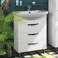 Тумба под раковину Aquaton Ария Н 65 белая