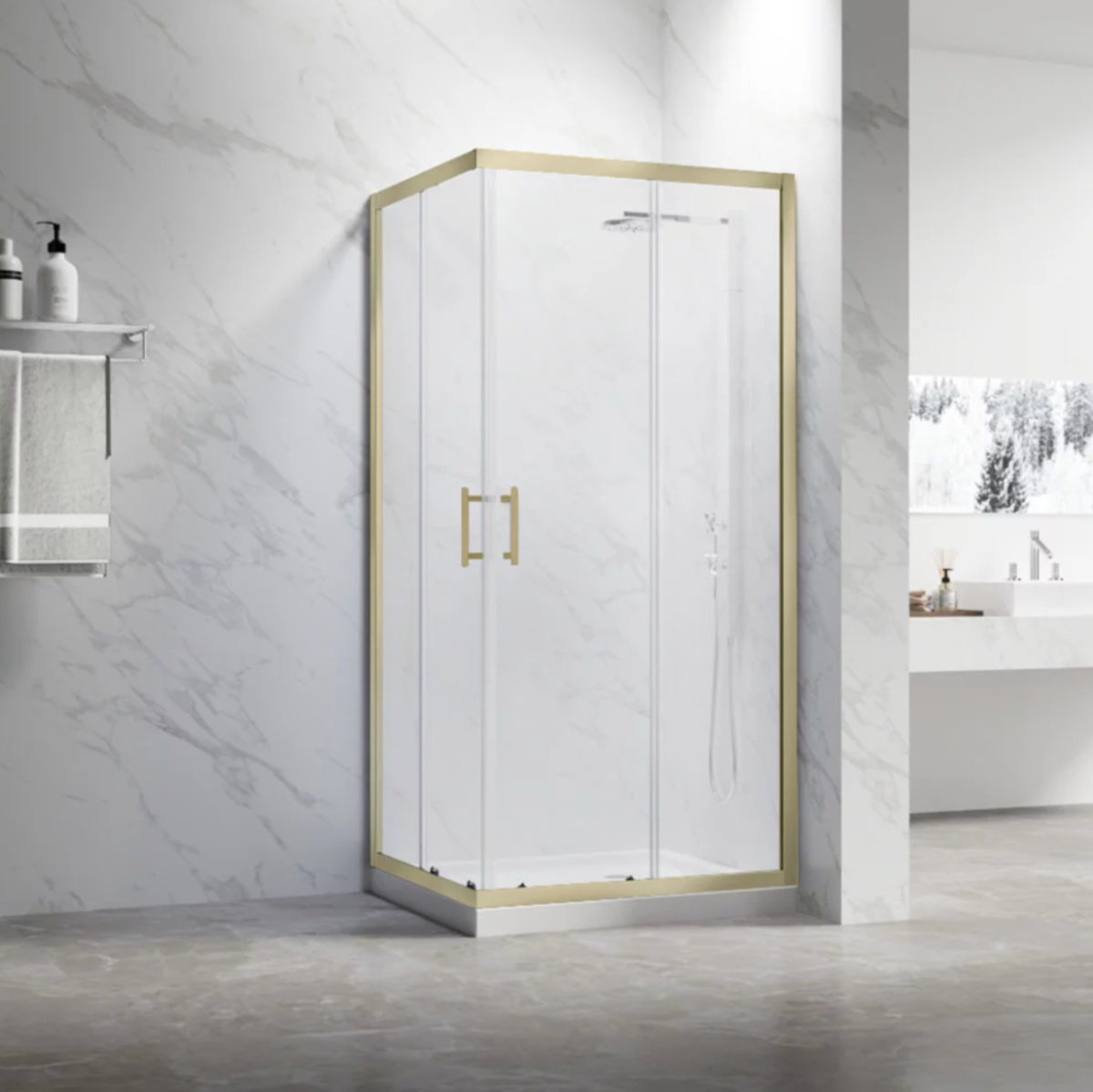 Душевой уголок Veconi Rovigo RV-27G 90x90