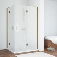 Душевой уголок Vegas Glass AFA-F TUR NOVO 120*80 05 10 R профиль бронза, стекло сатин