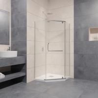Душевой уголок RGW Passage PA-081 100х100х195 профиль хром, стекло прозрачное