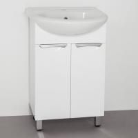 Тумба с раковиной Style Line Жасмин 55 белая