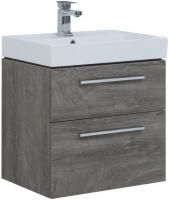Тумба с раковиной Aquanet Nova 60 2 ящика, дуб рошелье