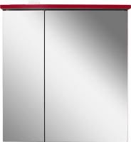 Зеркало-шкаф AM.PM Spirit V2.0 60 R с LED-подсветкой, красный глянец
