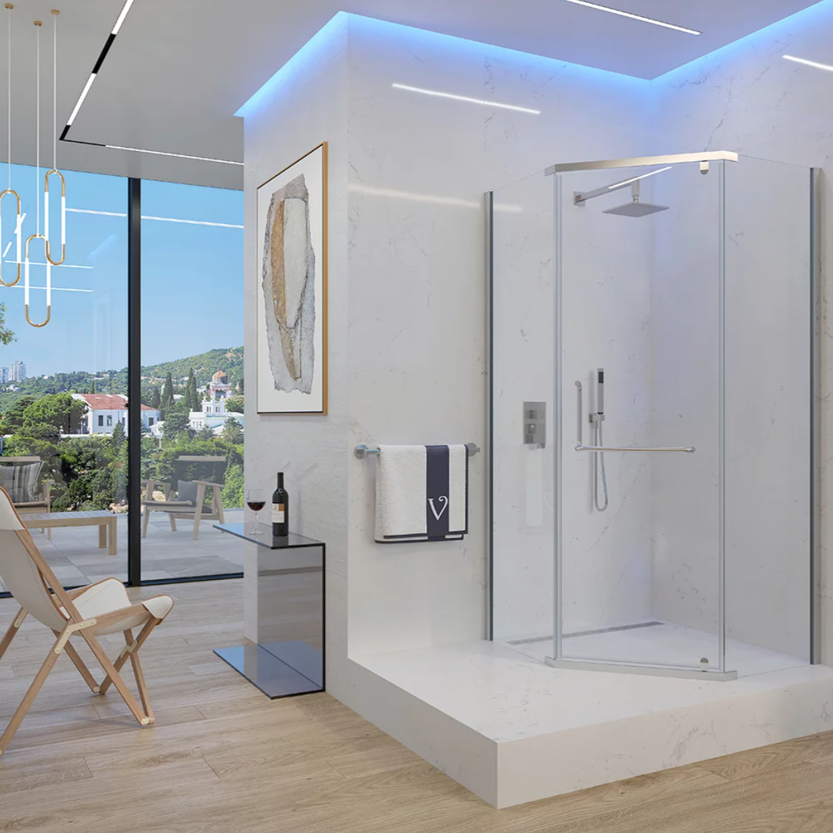 Душевой уголок Veconi Rovigo RV-36 80x80