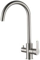 Смеситель для кухни Haiba HB76801 сталь