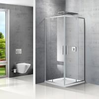 Душевой уголок Vincea Slim VPR-2SL9090CL 90x90, профиль хром, стекло прозрачное