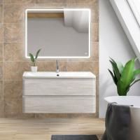 Мебель для ванной BelBagno Albano 90 подвесная, rovere vintage bianco