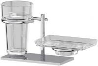 Стакан Ellux Domino DOM 004-C03 с мыльницей