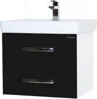 Тумба с раковиной Bellezza Рокко 50 подвесная черная