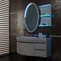 Мебель для ванной Aquanet Опера 115 белая с ящиком L