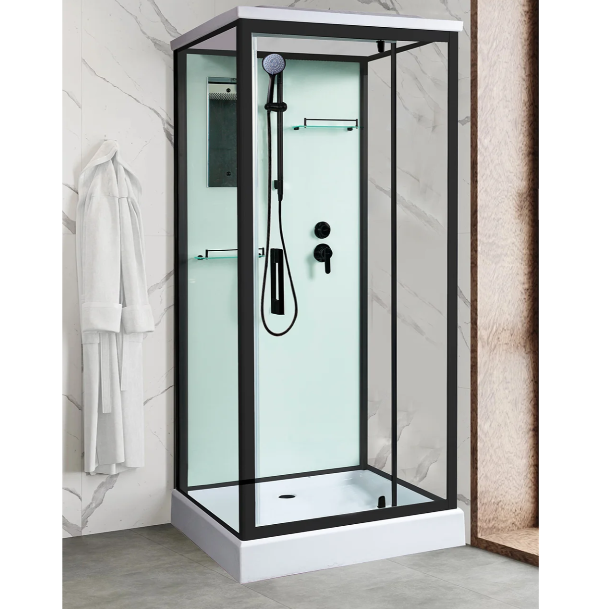 Душевая кабина River Tana 90 BL 90x90x15