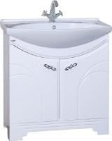 Тумба под раковину Misty Сицилия 75 белая эмаль