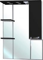 Зеркало-шкаф Bellezza Белла Люкс 75 R черный